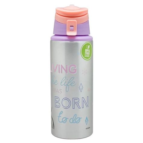 Botella metálica de 500ml licencias, diseño Infantil  y portátil.-0