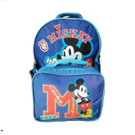 MOCHILA CON LONCHERA MICKEY-0