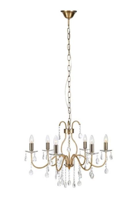 Lámpara Colgante Mary Antique/cristal-0