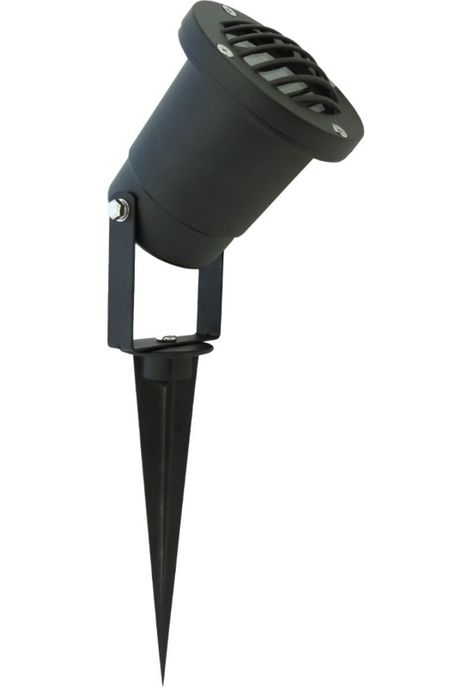 Pack 3 Estacas Gardenlux Ip54 Negro Con Rejilla-1