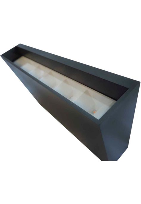 Aplique Sintético Led Costa Flat 12w Bidireccional Luz Cálida-0