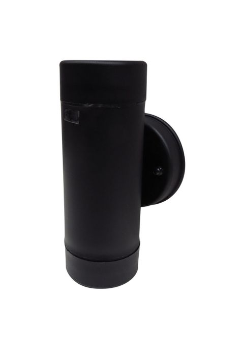 Aplique Muro Cil Plástico Bidireccional Negro Exterior-1
