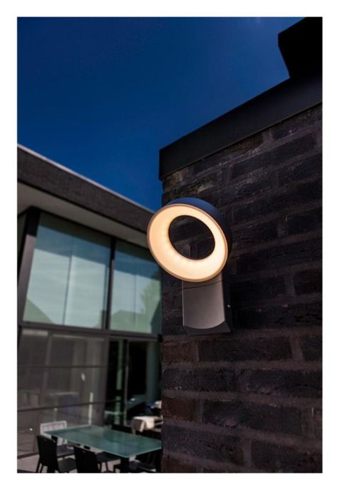 Aplique Meridian Lutec Led 14w Luz Cálida Ip54-2
