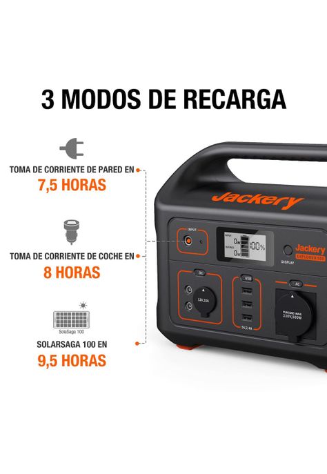 Jackery Explorer 500 Estación de Energía Portátil-6