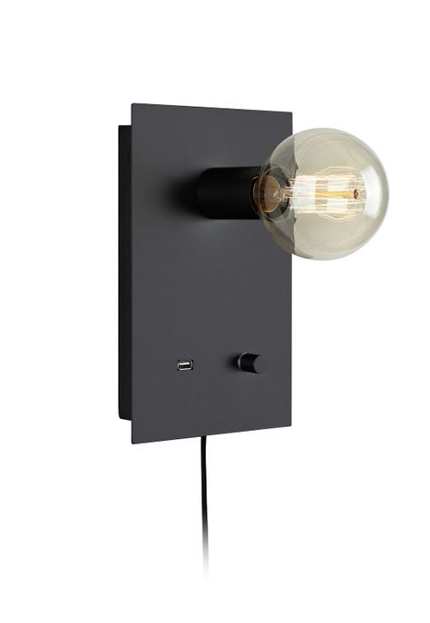 Lámpara De Mesa Byp Load Con Puerto Usb Negro-0