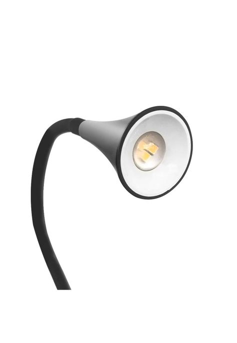 Lámpara De Escritorio Led Cobra Luz Cálida Gris-4