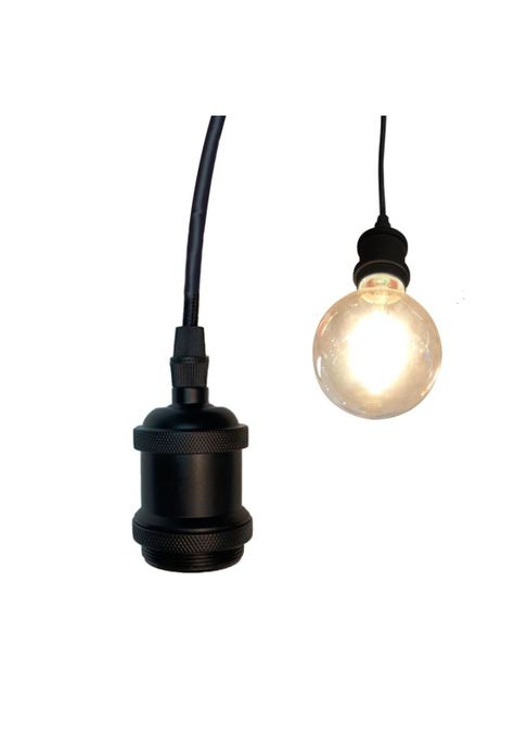 Lámpara Colgante Pendant Owo Negro-2