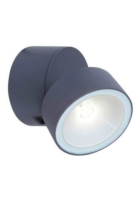 Aplique Lutec Trumpet Negro 8w 4000k Ip44-0