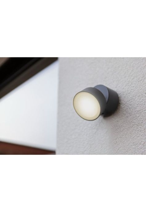 Aplique Lutec Trumpet Negro 8w 4000k Ip44-3