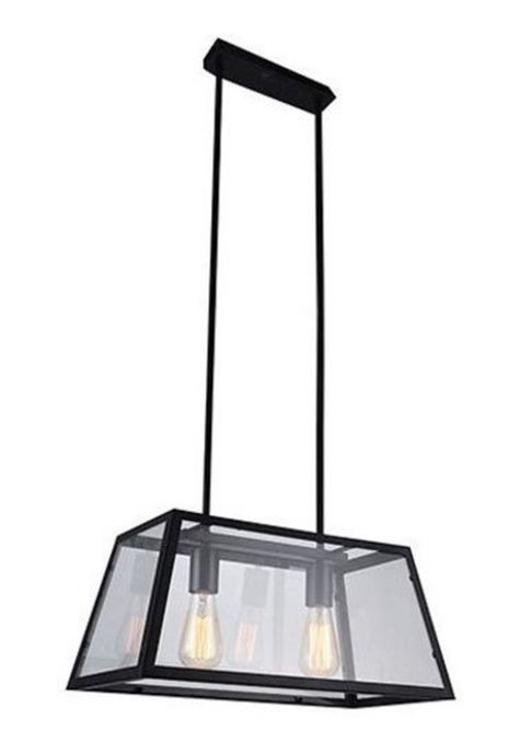 Lámpara Colgante Vanko 2 Luces Negro-0