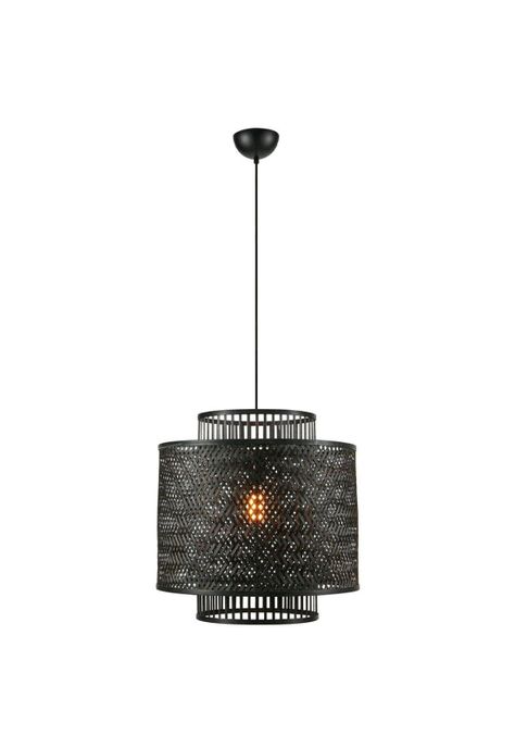 Lampara Colgar Strati Negro-2