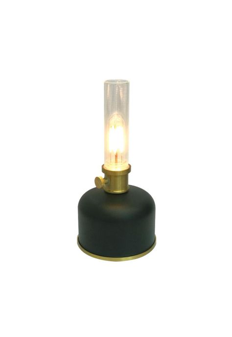 Linterna de Mesa Argand Portátil Beige Negra-0