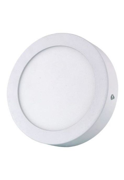 Panel Led Sobrepuesto Circular 12w Luz Blanco Frío-0