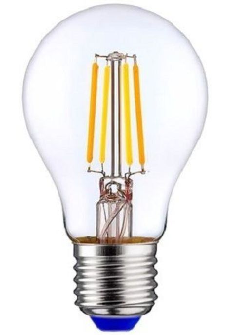 Ampolleta Led Filamento A60 6w Luz Cálida E27-0