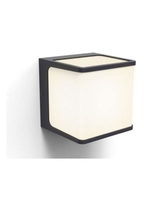 Aplique Lutec Telin Gris Luz Cálida Ip54-0
