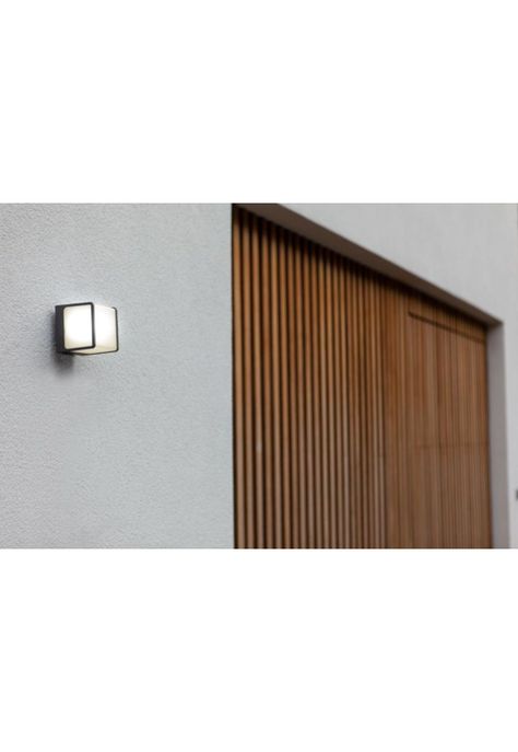 Aplique Lutec Telin Gris Luz Cálida Ip54-1