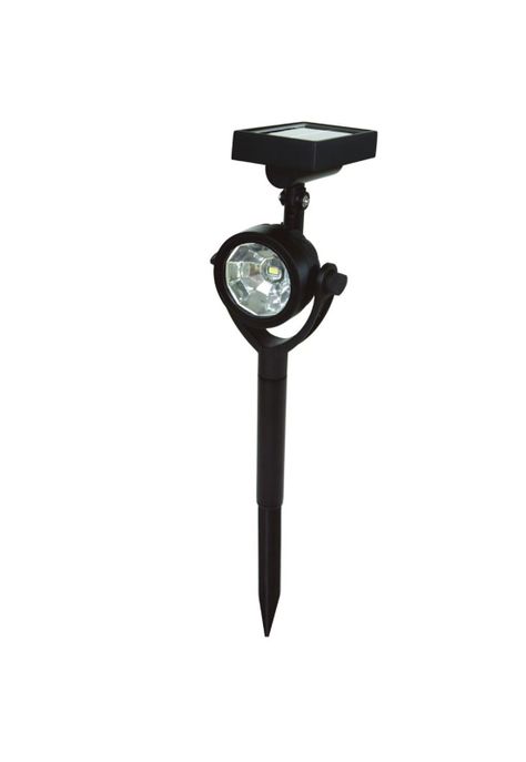 Estaca LED Solar Petit 0,5W Luz Cálida Negro-0