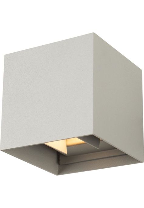 Aplique Vuoi Led 2x3w Luz Cálida Bidireccional Gris Mate-0