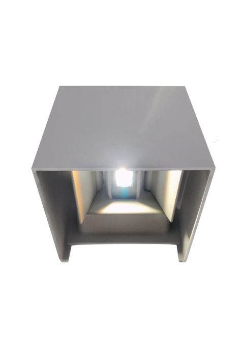 Aplique Vuoi Led 2x3w Luz Cálida Bidireccional Gris Mate-2