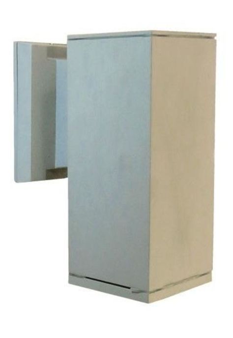 Aplique Unidireccional Exterior Vertical Gris-0