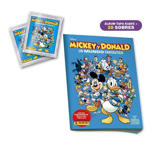 Pack Mickey y Donald (Álbum + 20 Sobres)-0