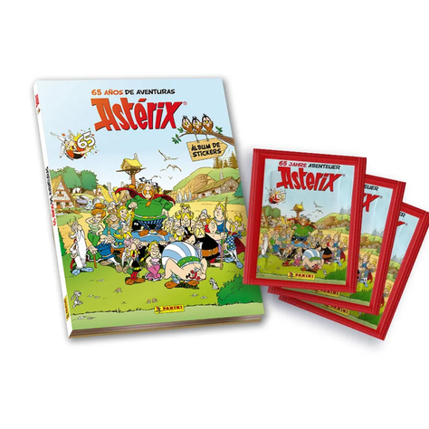 Pack Álbum Tapa Dura + 36 Sobres Asterix 65th Anniversary-0