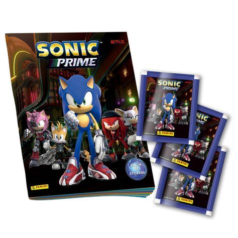Pack Álbum + 40 Sobres Sonic Prime 2024-0
