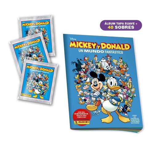 Pack Mickey y Donald (Álbum + 40 Sobres)-0