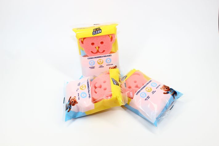 Esponja de bebé oso Bear Clean (3 unidades)-3