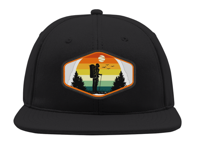 Snapback Gorro Bordado Hombre Paisaje-0