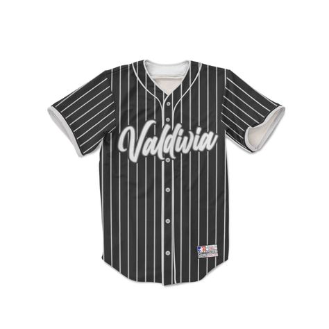 Polera estilo beisbol black with stripes Valdivia-0