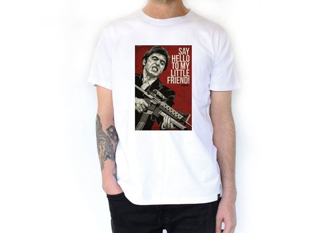 Poleras de hombre scarface sublimado-0