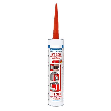 Silicona Sellador Para Alta Temperatura 300º Roja 310 Ml Ht300-0