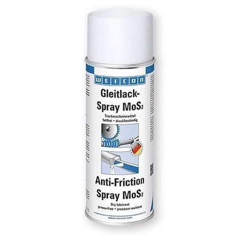 Spray Antifriccion Molibdeno Mos2 400 Ml Weicon-0