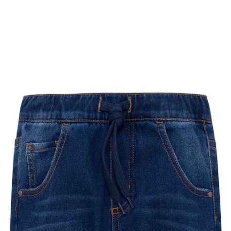 Pantalón jogger en Denim con bolsillos para bebé niño-2