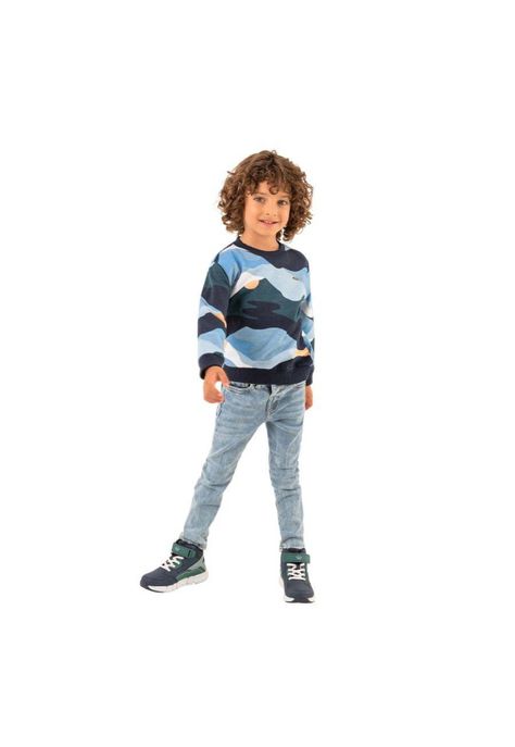Jeans silueta super slim para bebé niño - Indigo Claro-2