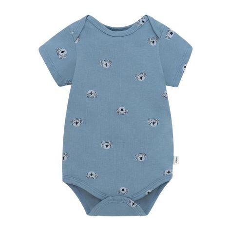 Conjunto jardinera body manga corta para recién nacido niño-2