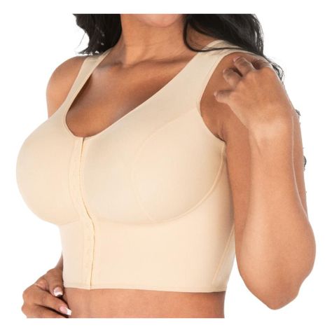 Sostén Control Plus Size Busto Grande Fajas MyD B-0019 PaoPink-2