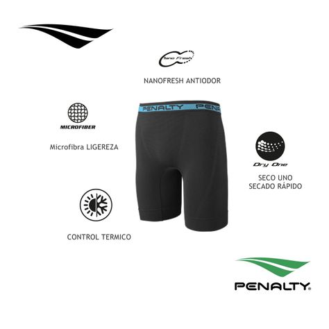 Bermuda Penalty Seamless Vii Negro/Azul Talla S-1