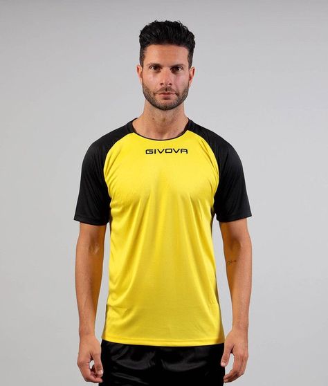 Conjunto Deportivo Givova Capo Amarillo/Negro Talla XL-3