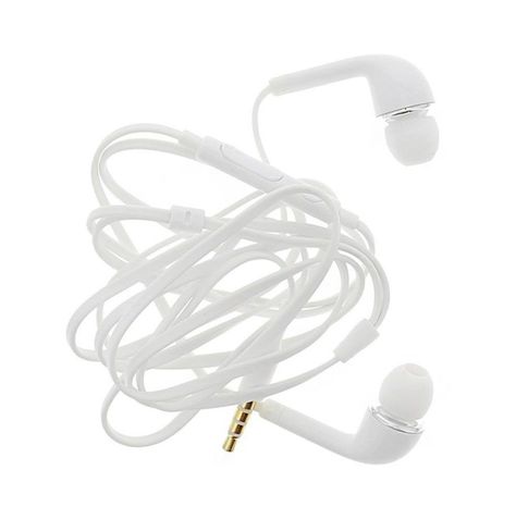 Audífonos In-ear Blancos Marca Super Bass Jack 3.5-0