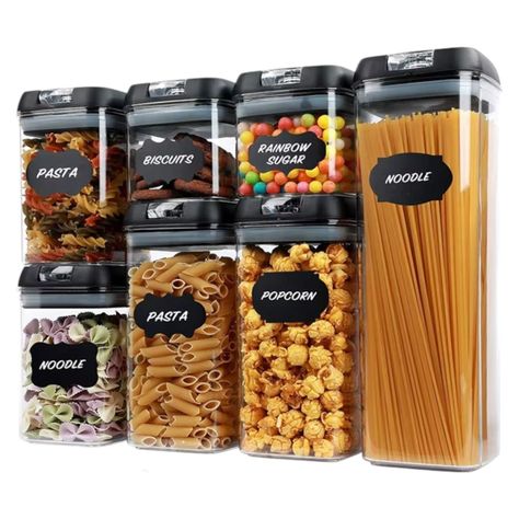 Set 7 Contenedores Envases Organizador Despensa Cocina IRM-0