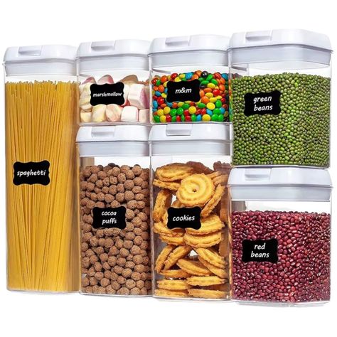 Set 7 Contenedores Envases Organizador Despensa Cocina IRM-3
