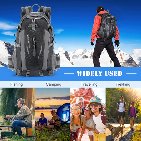 Mochila Impermeable 40 Litros Outdoor Camping-1