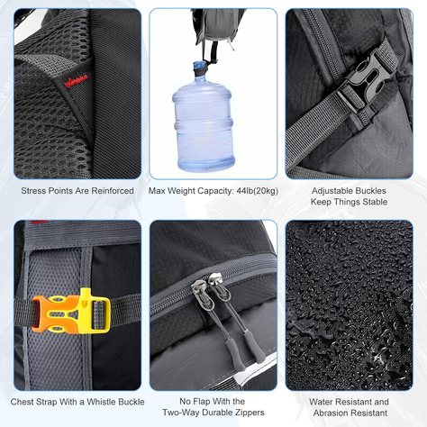 Mochila Impermeable 40 Litros Outdoor Camping-5