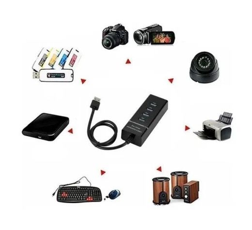 Hub Usb 3.0 4 Puertos 5gbps Máxima Velocidad-2