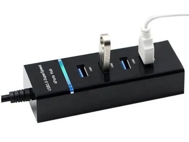 Hub Usb 3.0 4 Puertos 5gbps Máxima Velocidad-0