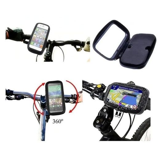 Porta Soporte Celular Bicicleta Moto Impermeable Táctil-3