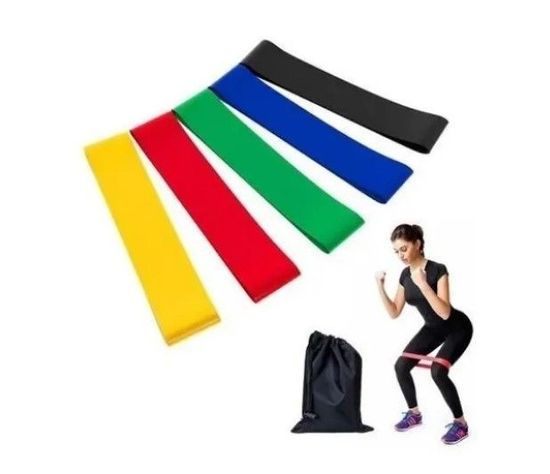 Juego De 5 Bandas De Goma Para Hacer Ejercicio-1