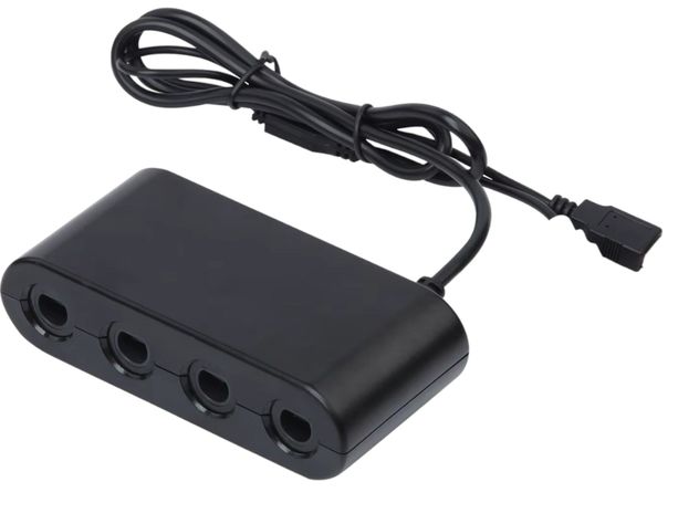 Adaptador Control Mando GameCube Switch Wiu PC Multijugador-0